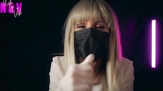 A crazy nurse brings guys to a strong orgasm twice