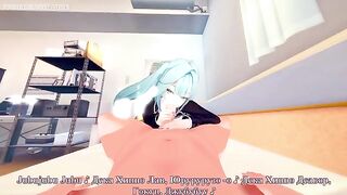 Hentai Genshin Impact Faruzan fucks a beautiful girl in ass