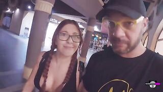 Almost wife has sex in public bathroom like an ex-girlfriend, with Italian dialogue