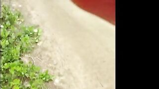Girl picked up in the park, I came inside her wet pussy