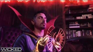 The mighty Ms Marvel has sex with the wizard Doctor Strange