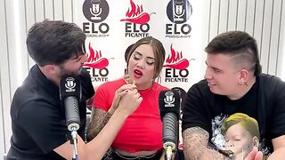 Sara Blonde's interview on Elo Podcast turns into a wild session