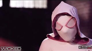 Spiderman fucked Gwen Stacy’s pussy in a hot scene