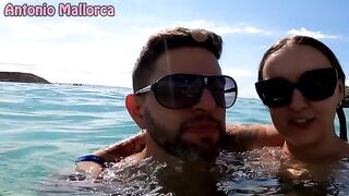 Australian blonde babe gets fucked on the beach with intensity