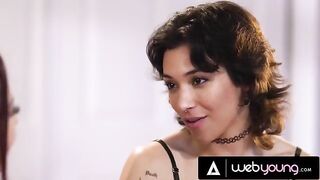 The guy’s girl, Brooklyn Gray, is passionate with her girlfriend