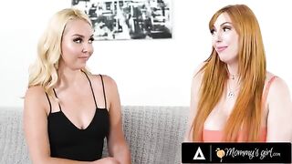 Lauren Phillips, hot MILF, swaps her steaming stepdaughter Lacy Lennon in a wild foursome