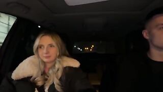 A young student can't pay the fake taxi driver