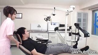Patient gets his desires fulfilled by the sexy dentist Mao Chinen in a steamy JAVHub scene