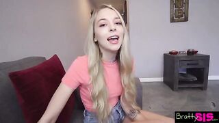 Broke and desperate, petite teen Lily Larimar would do anything for money