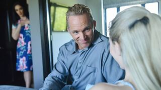 Hot step daughter Jane Wilde fucked hard by her step dad in a taboo scene