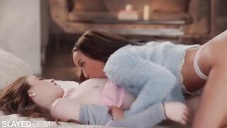 Two hot and sexy girlfriends are not shy to show their sensual skills