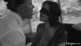 Keisha is getting a lesson from her strict teacher in a steamy class