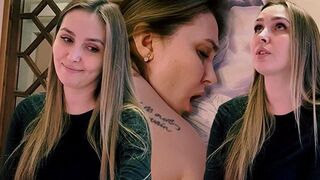 A stepmother asks her stepson to get her pregnant in a steamy scene