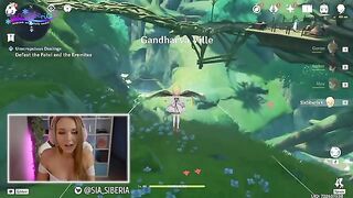 A streamer playing Genshin Impact donates her virginity to her viewers