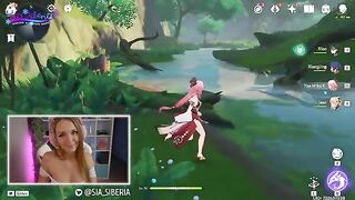 A streamer playing Genshin Impact donates her virginity to her viewers