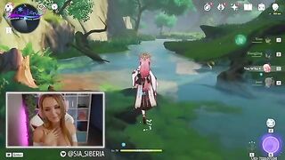 A streamer playing Genshin Impact donates her virginity to her viewers