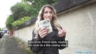 French teacher’s stunning class gets wild with Public Agent