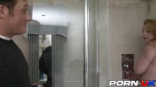 Stepdad fucks Harmony Reigns after she takes shower and gets dressed