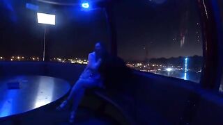 Romantic evening in the park ended with a hot blowjob and cum shot