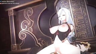 A compilation of Genshin Impact girls getting fucked and cummed inside