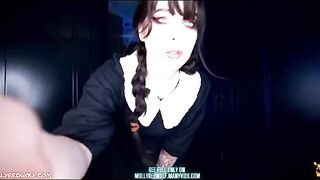 Xavier stuffed the pussy of Wednesday Addams with his cock - MollyRedWolf