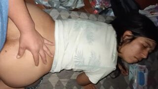 He sucks my dick and asks for ass sex, filling his ortho with milk
