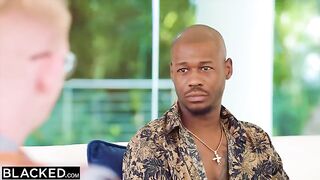 Eve gets a hotwife hall pass and hubby watches, intense interracial action