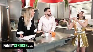 Perky Josie Tucker’s tits get covered in stepdad’s cum – FamilyStrokes
