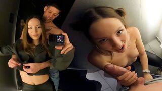 Dangerous sex in the dressing room can be risked
