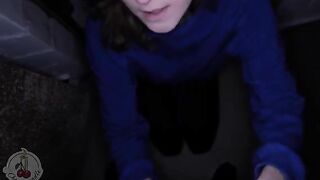 My neighbour helped me with the box, she sucked my cock