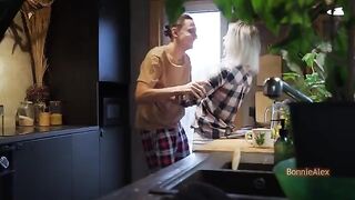 They were spotted in the kitchen, and things got steamy fast!