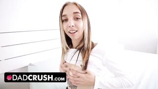 Cutie stepdaughter Breezy Bri wants her dad’s cock to satisfy her need