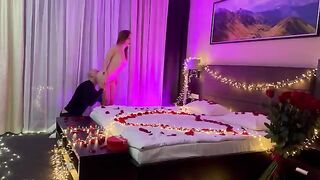 The best gift for your beloved on Valentine's Day. Passionate sex