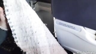 Horny Pilot's Wife Shows Big Tits In Public Airliner