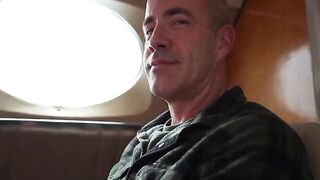 A passionate couple enjoys intense sex on a high altitude, Mile High Creampie