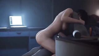 Ada Wong gets fucked hard in this intense 3D animation