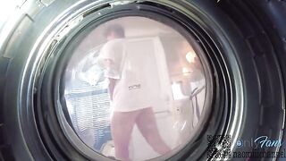 Girl found panties in the washing machine and had sex with her boyfriend