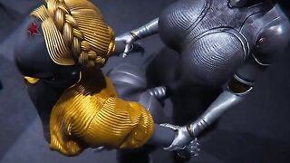 Ballerinas from Futanari Atomic Hearth get fucked hard by a big cock