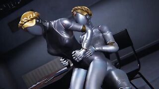 Ballerinas from Futanari Atomic Hearth get fucked hard by a big cock