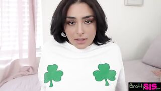 Vanessa Moon tells Stepbro why not to lick her pussy for good luck