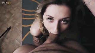 Petite blonde gets her wet pussy full of cum in a hot 4K scene