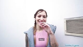A babe was picked up on the street and fucked in a hotel room