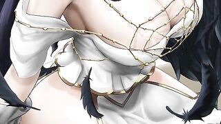 Albedo turns you into her edge-slut in this wild hentai joi video