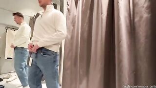 We love shopping and we risk sex in the fitting room...we were almost caught