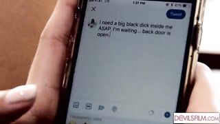 Kendra Spade gets her pussy and ass pounded by Isiah Maxwell’s huge dick in intense interracial action
