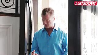 Rich dude fucks Karlee Grey and her friends in steamy scene