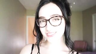 A girl is reading hysterical literature and she's not allowed to cum
