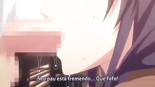 Hentai legendado: A eroge story ends in a triumphant way