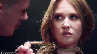 Ashley Lane explores anal kinks and intense bondage in Deeper's provocative scene