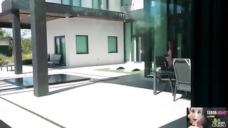 Vacation with a hot step mom and a morning facial